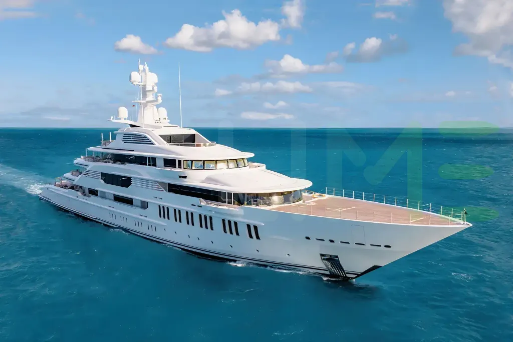White Samsara yacht for sale and price, showing the details and features of the interior and exterior available for purchase from LIME Yachts and Brokerage located in Fort Lauderdale Florida.