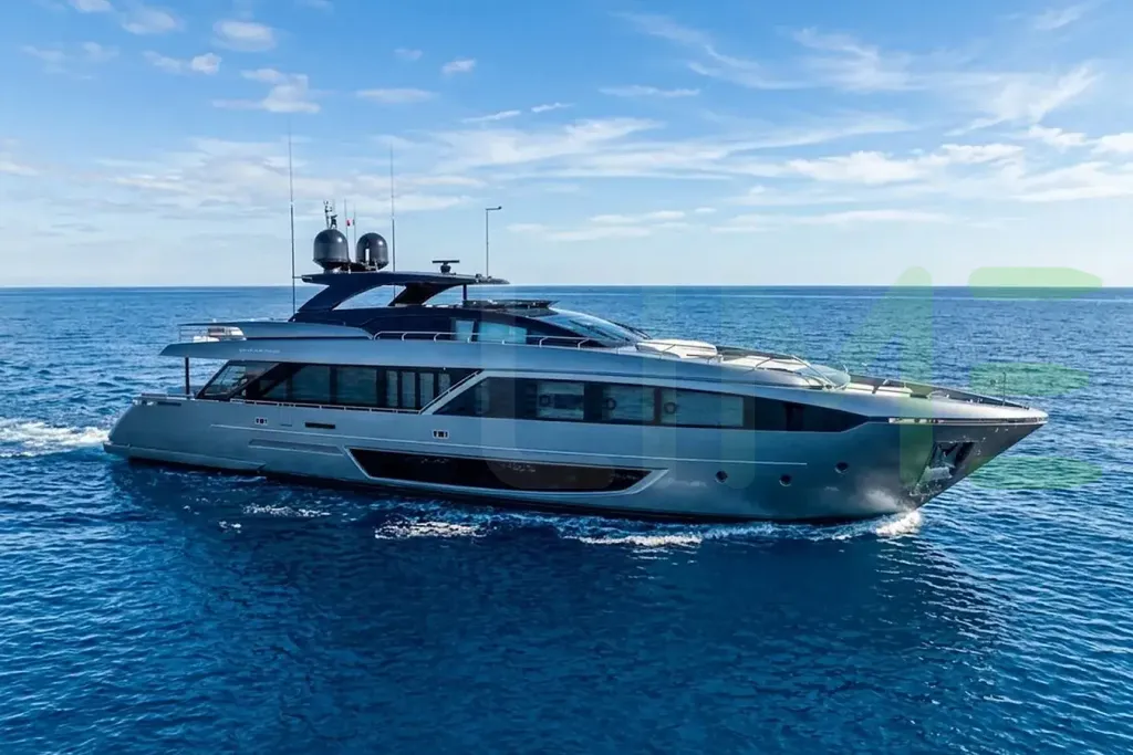 White Sarang yacht for sale and price, showing the details and features of the interior and exterior available for purchase from LIME Yachts and Brokerage located in Fort Lauderdale Florida.