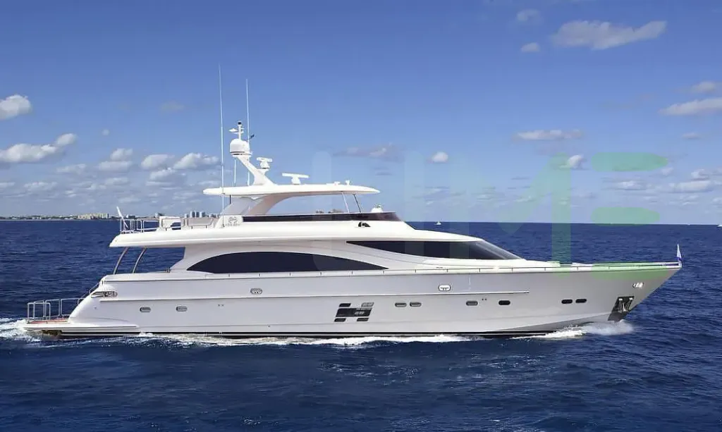 White Satori yacht - 89' (27m) Horizon offered by LIME Yachts and Brokerage of Ft Lauderdale, Florida.