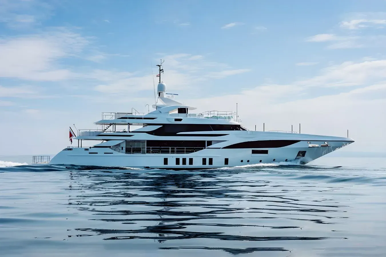 Seagull MRD yacht, a 163 ft Benetti Yachts luxury superyacht underway, 49.9 meters, built in 2020.