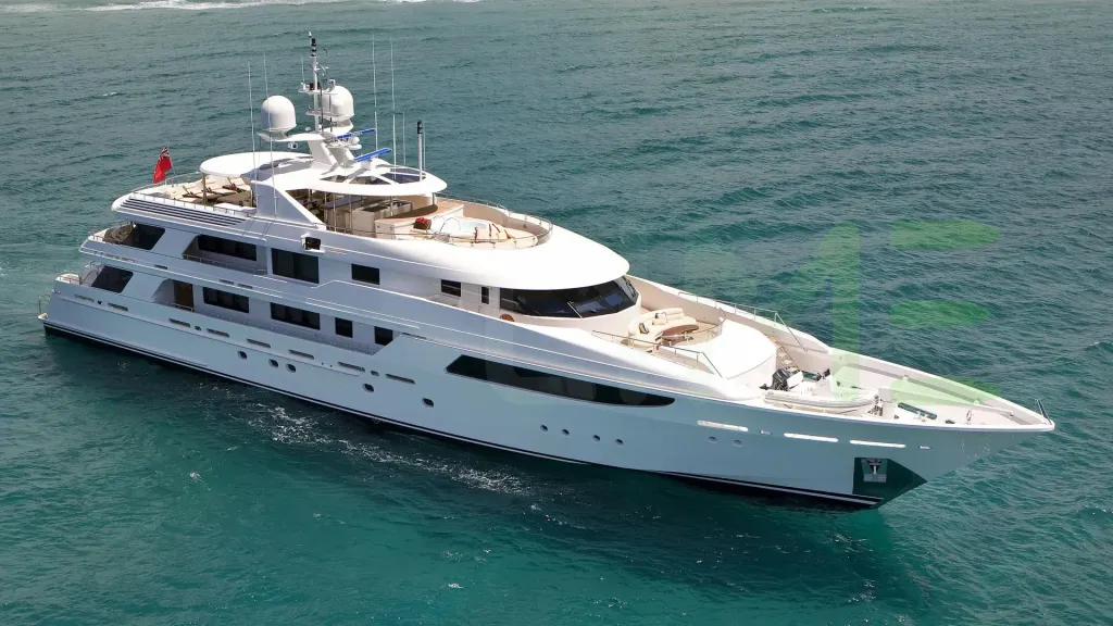 White Second Love yacht for sale and price, showing the details and features of the interior and exterior available for purchase from LIME Yachts and Brokerage located in Fort Lauderdale Florida.