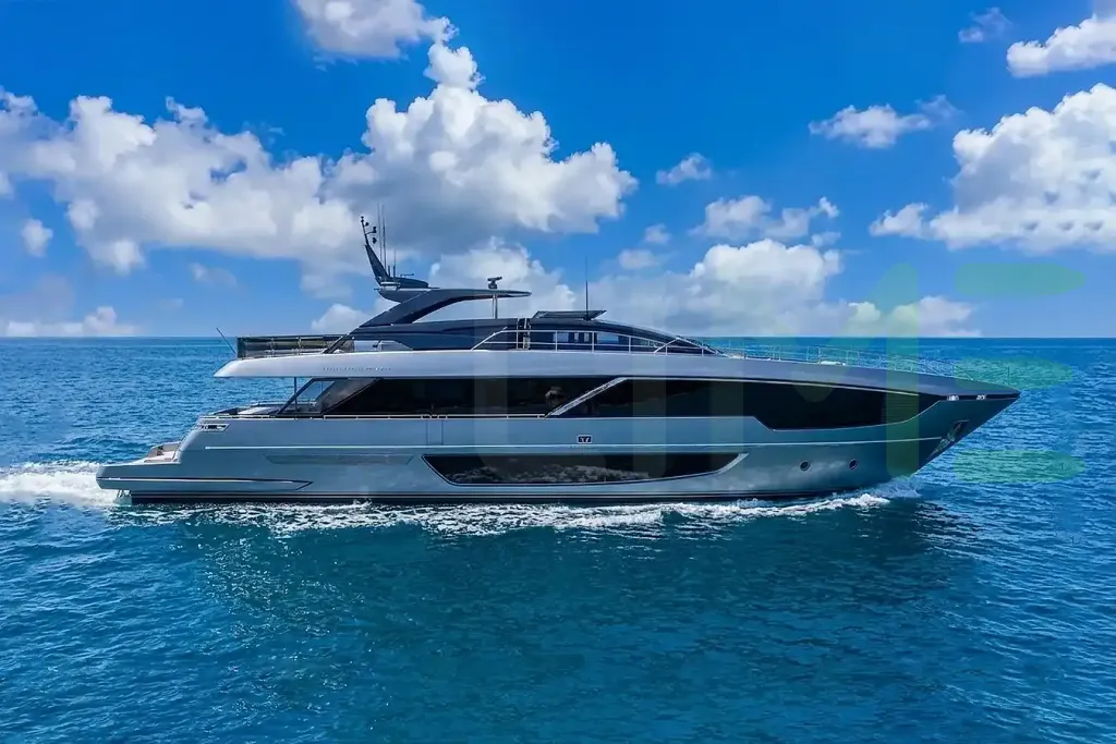 White Sedici yacht for sale and price, showing the details and features of the interior and exterior available for purchase from LIME Yachts and Brokerage located in Fort Lauderdale Florida.