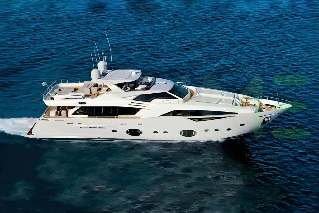White Self yacht - 100' (30m) Custom Line offered by LIME Yachts and Brokerage of Ft Lauderdale, Florida.