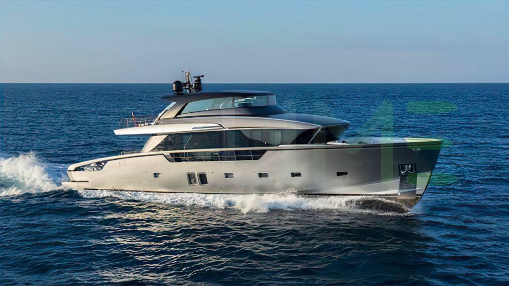 White Serene yacht - 87' (26m) Sanlorenzo offered by LIME Yachts and Brokerage of Ft Lauderdale, Florida.