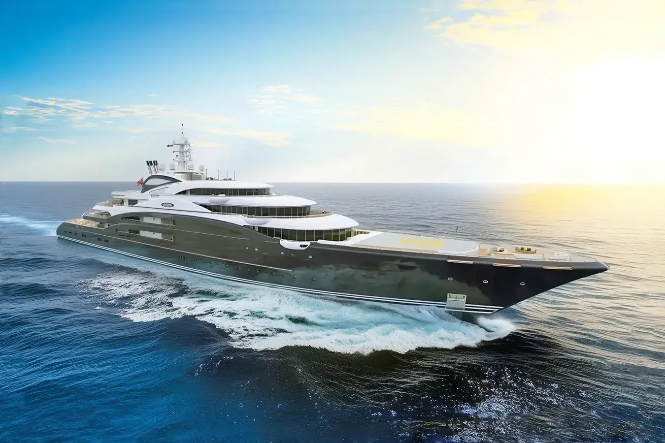 Serene 439 ft yacht (134m) Fincantieri yachts off market. The best new and used boats. One of twelve superyachts.