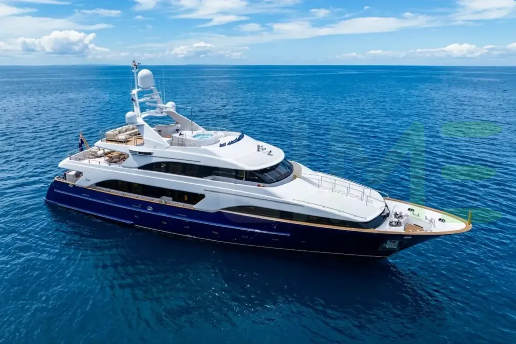 White Sereno yacht for charter and price, located in Mediterranean; France; Italy; Malta; Monaco; South Pacific; Fiji offered for rent by LIME Yachts and Brokerage located in Fort Lauderdale Florida.