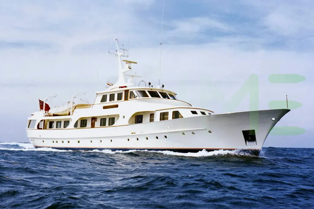 White Shalimar II yacht - 125' (38m) Feadship offered by LIME Yachts and Brokerage of Ft Lauderdale, Florida.
