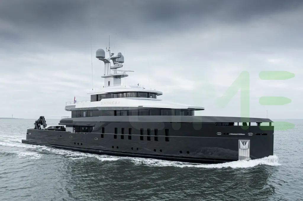 White Shinkai yacht - 2026 guide with the owner of the world's 867th largest yacht, the 108th largest yacht built by superyacht builder Feadship, based in Netherlands.