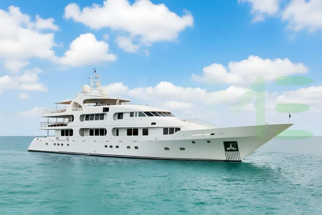 White Sojo yacht for sale and price, showing the details and features of the interior and exterior available for purchase from LIME Yachts and Brokerage located in Fort Lauderdale Florida.