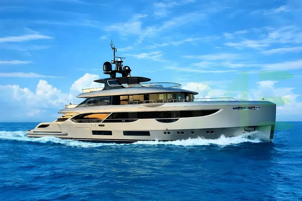 White Solusa yacht - 133' (40m) Benetti offered by LIME Yachts and Brokerage of Ft Lauderdale, Florida.