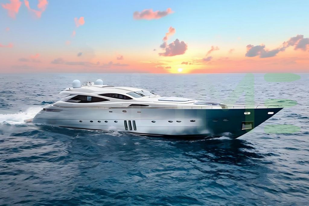 White Soraya yacht - 116' (35m) Pershing offered by LIME Yachts and Brokerage of Ft Lauderdale, Florida.