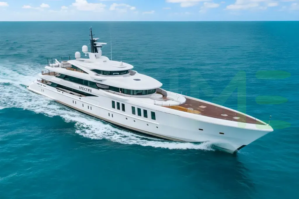 White Spectre yacht - 2026 guide with the owner of the world's 388th largest yacht, the 8th largest yacht built by superyacht builder Benetti, based in Italy.