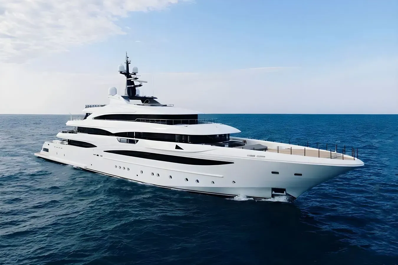 Starburst IV yacht, a 242 ft CRN luxury superyacht underway, 74 meters, built in 2017, 2026.