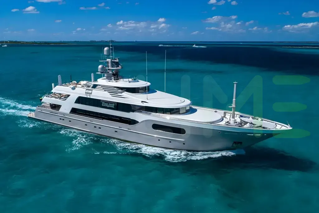 White Starship yacht for charter and price, located in Caribbean; Bahamas offered for rent by LIME Yachts and Brokerage located in Fort Lauderdale Florida.