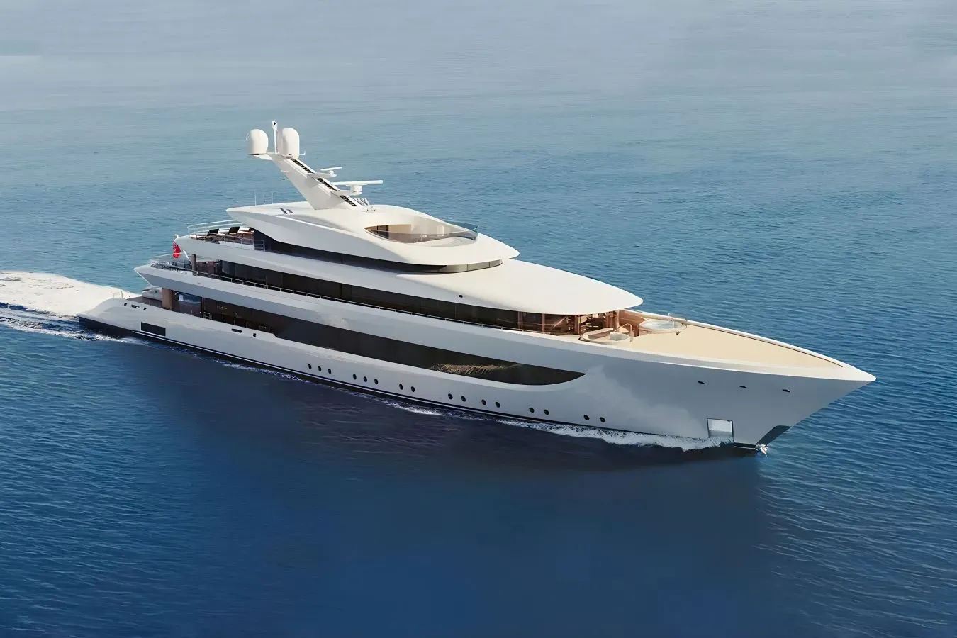 Stella M yacht, a 235 ft Feadship luxury superyacht underway, 71.76 meters, built in 2025.