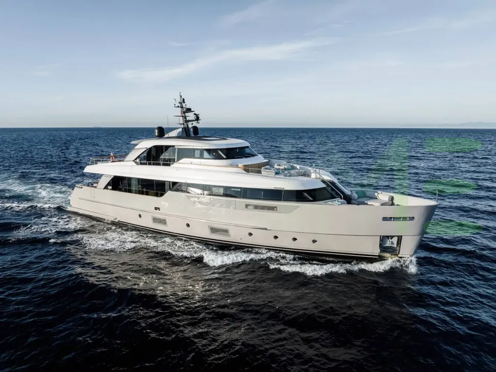 White Stone Hills yacht - 94' (28m) Sanlorenzo offered by LIME Yachts and Brokerage of Ft Lauderdale, Florida.
