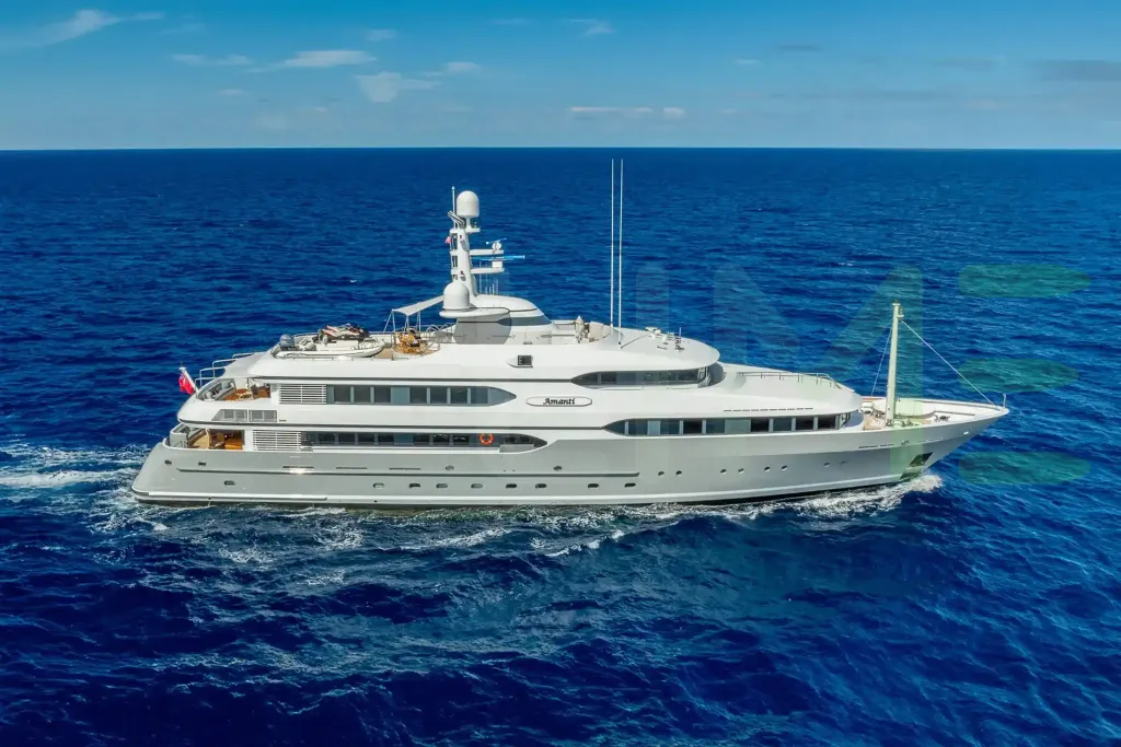 White Supernova yacht - 169' (51m) Feadship offered by LIME Yachts and Brokerage of Ft Lauderdale, Florida.