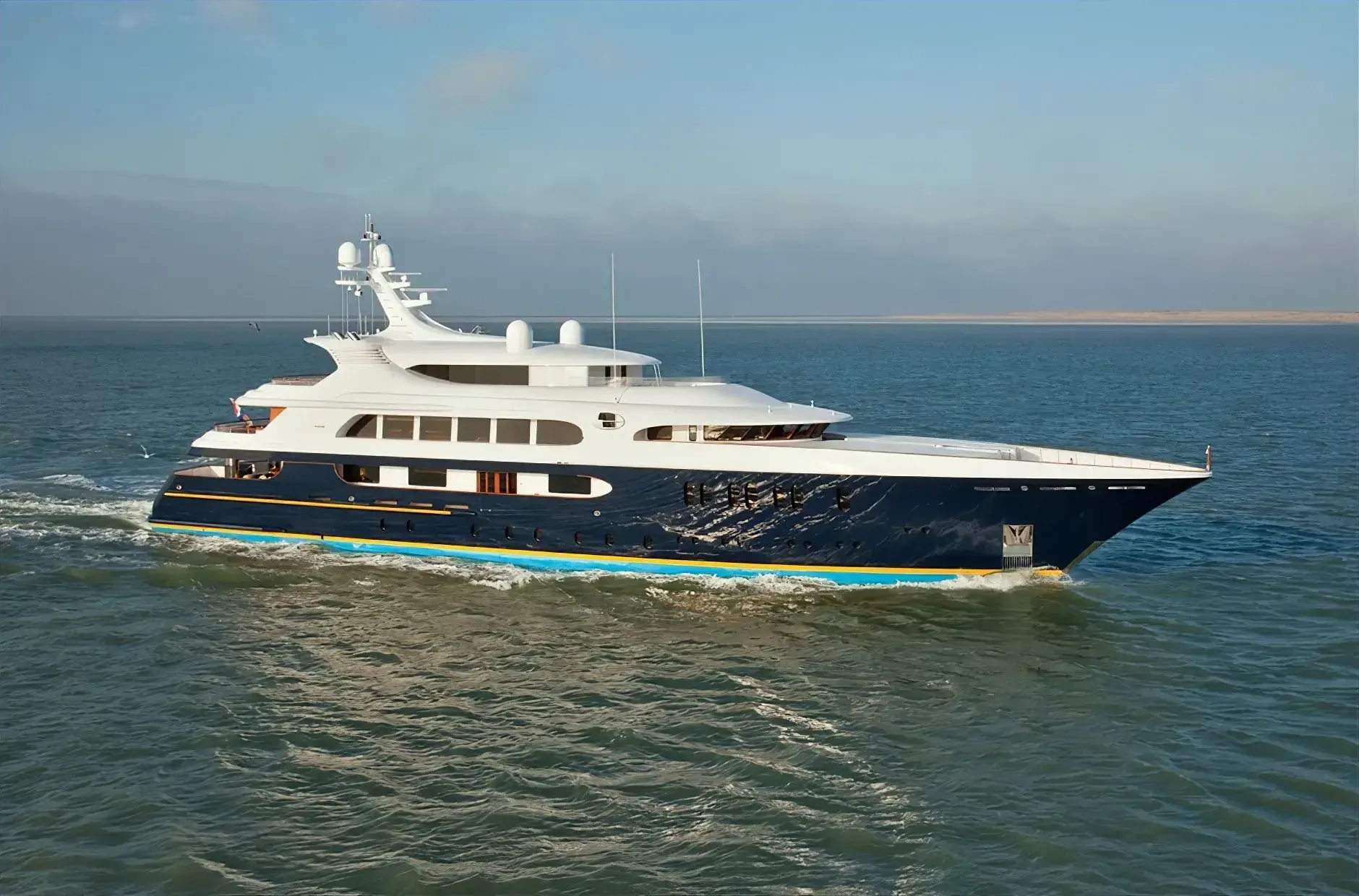 Tanusha 213 ft yacht (65m) Feadship yachts off market. The best new and used boats. One of twelve superyachts.