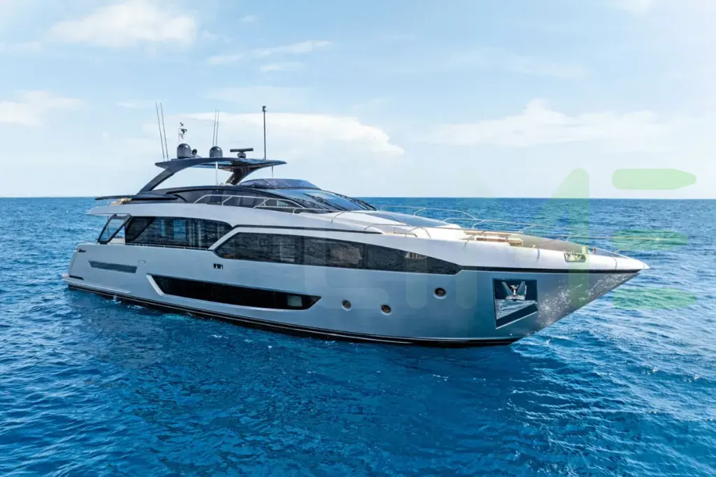 White Tenacious yacht - 93' (28m) Riva offered by LIME Yachts and Brokerage of Ft Lauderdale, Florida.
