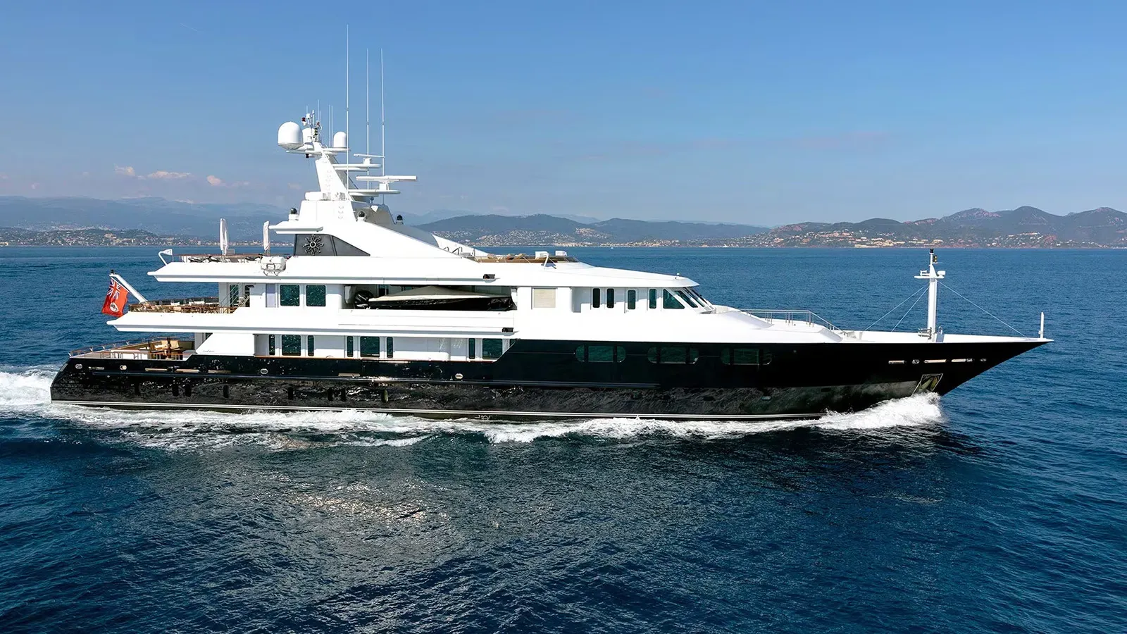 Treehouse yacht, a 193 ft Oceanco luxury superyacht underway, 59.1 meters, built in 2001, 2023.
