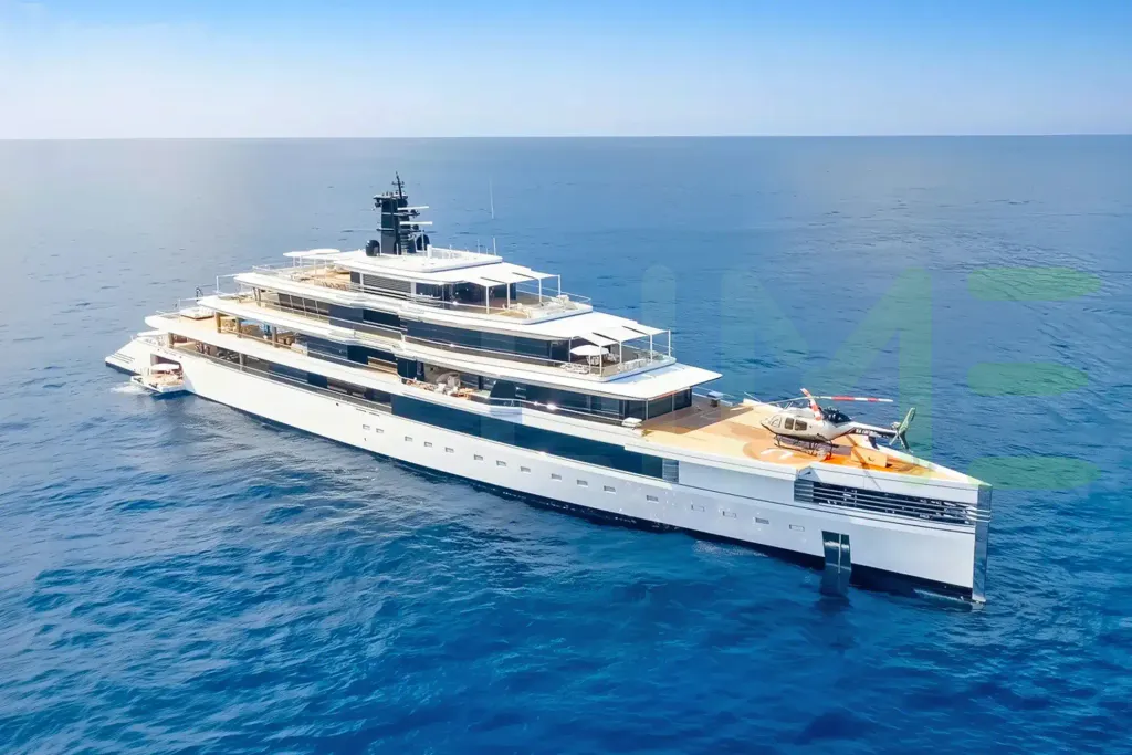 White Ulysses yacht - 336' (102m) Feadship offered by LIME Yachts and Brokerage of Ft Lauderdale, Florida.