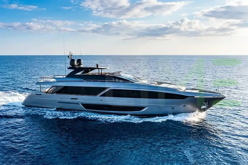 White Undici yacht - 110' (33m) Riva offered by LIME Yachts and Brokerage of Ft Lauderdale, Florida.