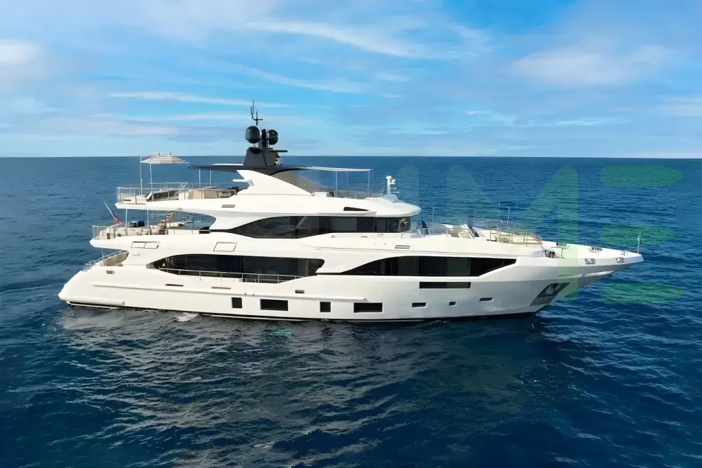 White Uny yacht for sale and price, showing the details and features of the interior and exterior available for purchase from LIME Yachts and Brokerage located in Fort Lauderdale Florida.