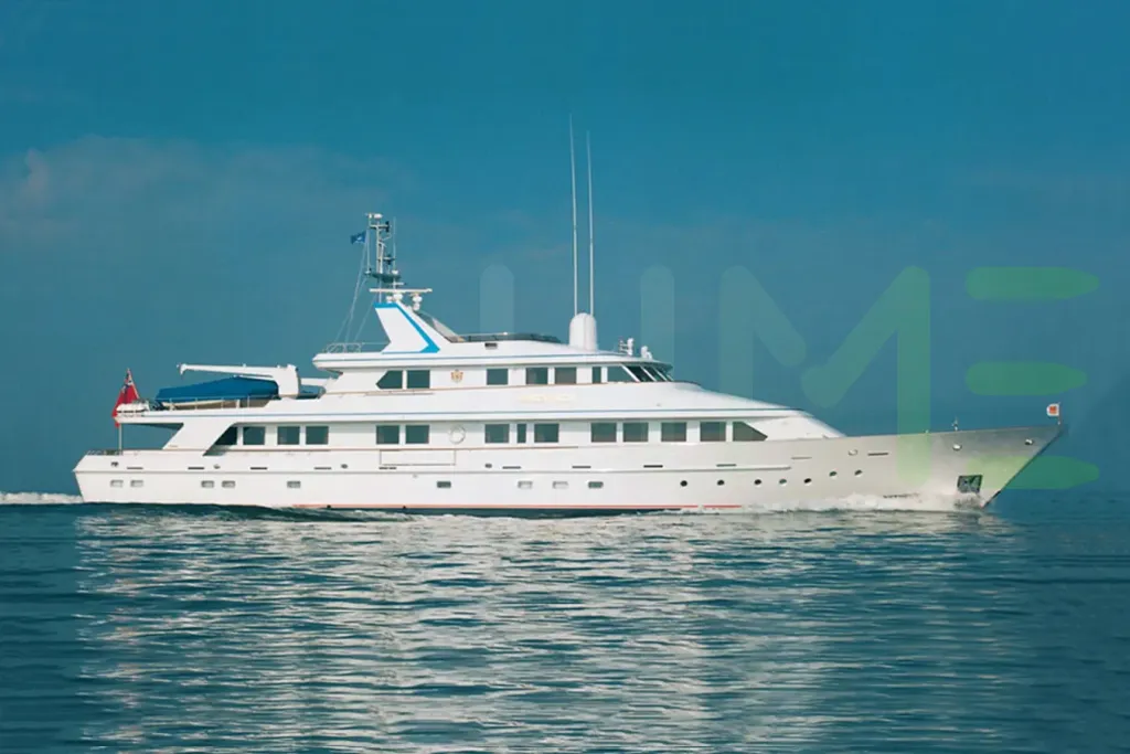 White Varmar Ve yacht - 182' (55m) Feadship offered by LIME Yachts and Brokerage of Ft Lauderdale, Florida.
