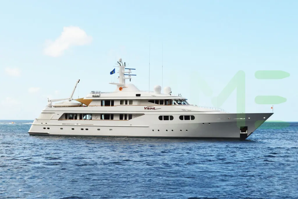 White Vava yacht for charter and price offered for rent by LIME Yachts and Brokerage located in Fort Lauderdale Florida.