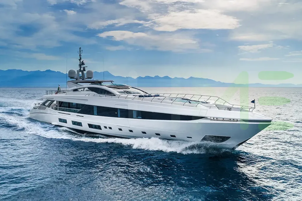 White Velocity  yacht - 2026 guide with the owner of the world's 915th largest yacht, the 1st largest yacht built by superyacht builder Mangusta Yachts, based in Italy.