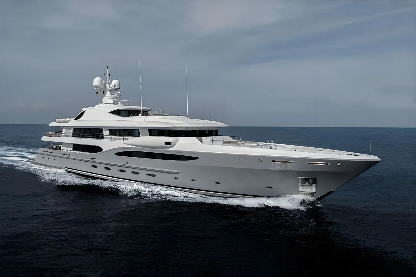 Ventum Maris yacht, a 215 ft Amels luxury superyacht underway, 65.7 meters, built in 2011, 2025.
