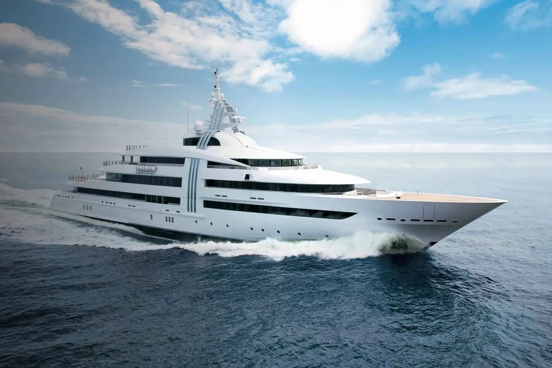 Vibrant Curiosity 280 ft yacht (85m) Oceanco yachts off market. The best new and used boats. One of twelve superyachts.