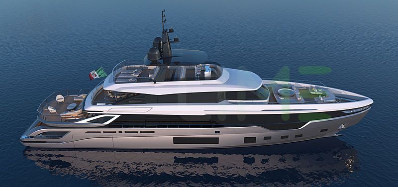 White Volo Mare yacht - 2026 guide with the owner of the world's 3056th largest yacht, the 6th largest yacht built by superyacht builder Azimut, based in Italy.