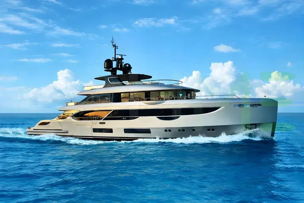 White Volpe yacht for sale and price, showing the details and features of the interior and exterior available for purchase from LIME Yachts and Brokerage located in Fort Lauderdale Florida.