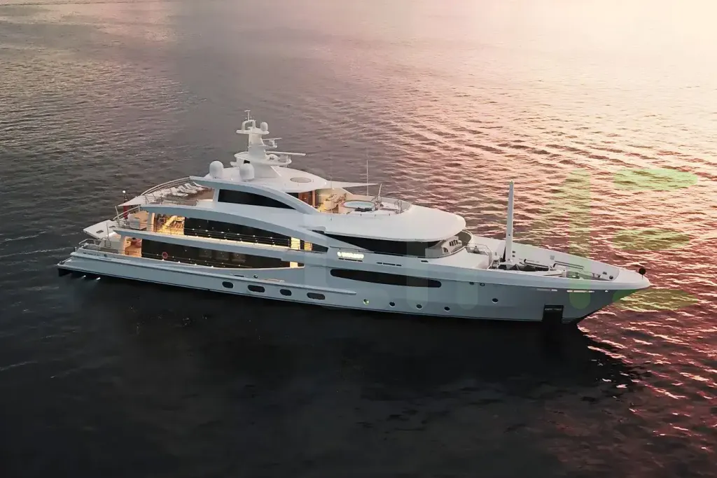 White Volpini 2 yacht for sale and price, showing the details and features of the interior and exterior available for purchase from LIME Yachts and Brokerage located in Fort Lauderdale Florida.