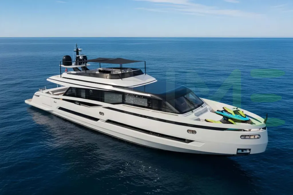 White X One yacht for sale and price, showing the details and features of the interior and exterior available for purchase from LIME Yachts and Brokerage located in Fort Lauderdale Florida.