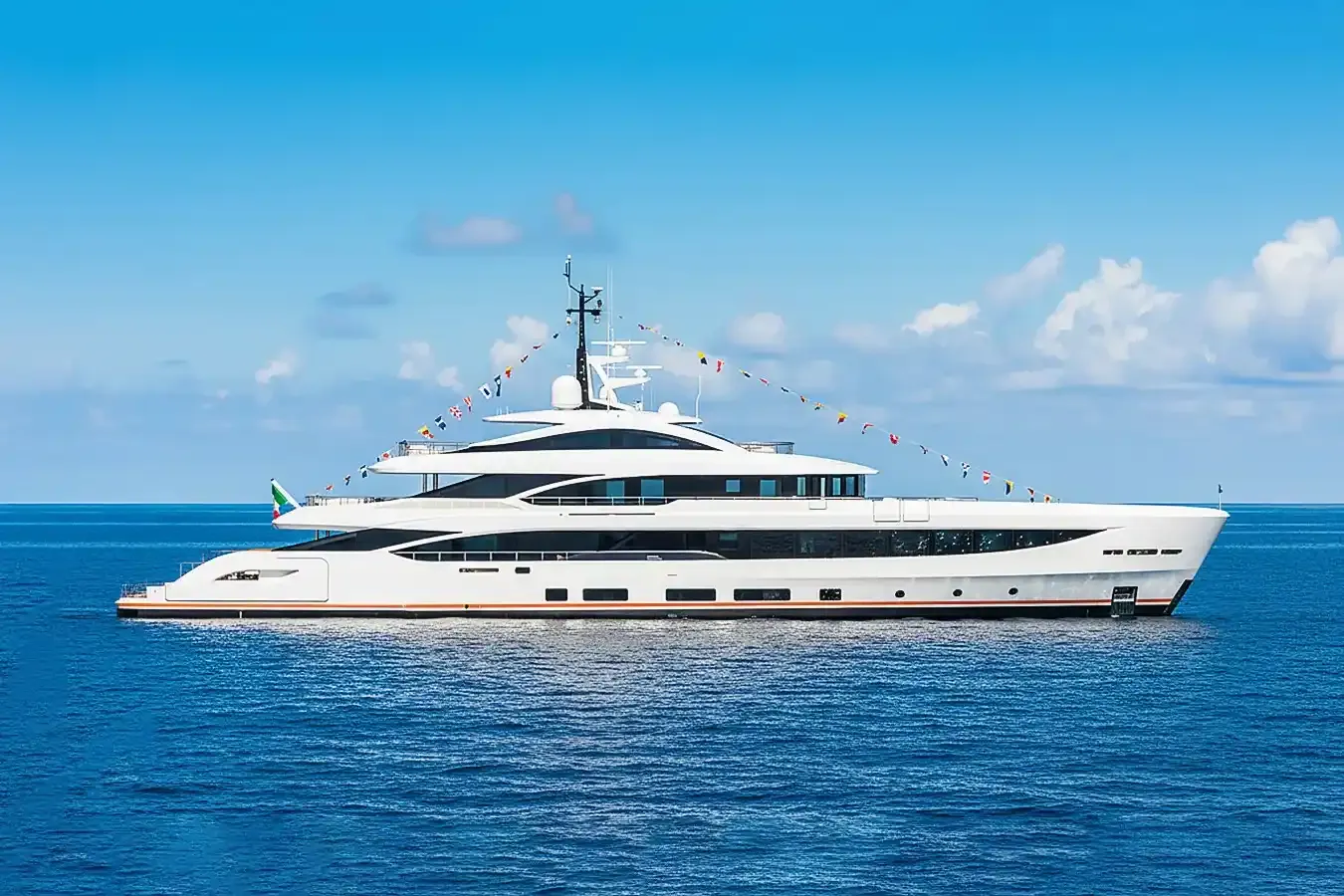 Xwave yacht, a 163 ft Benetti Yachts luxury superyacht underway, 49.9 meters, built in 2025.