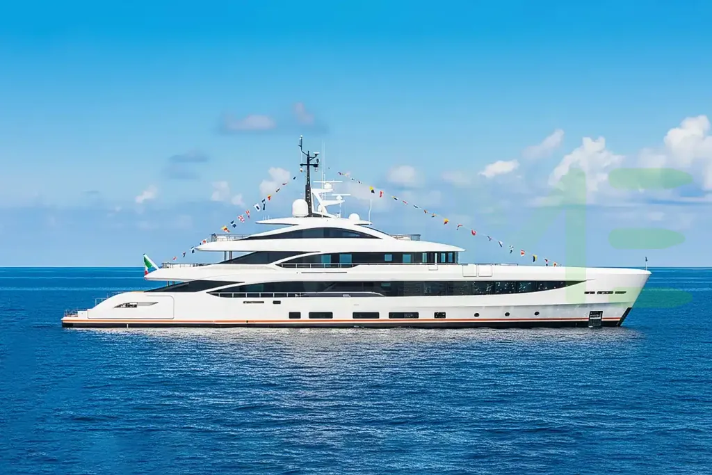 White Xwave yacht for sale and price, showing the details and features of the interior and exterior available for purchase from LIME Yachts and Brokerage located in Fort Lauderdale Florida.