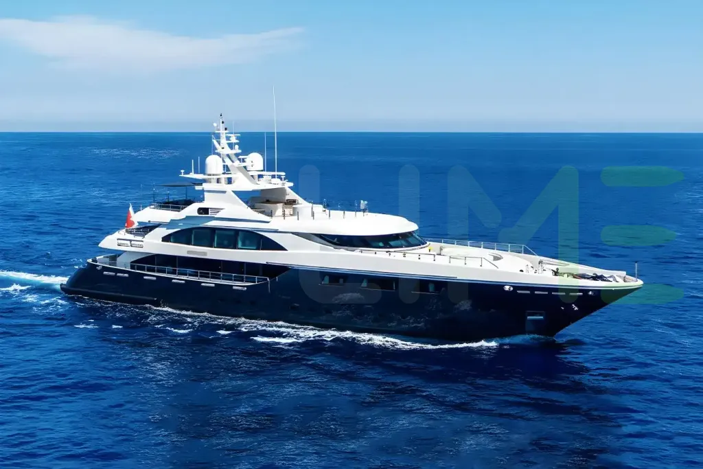 White Zia yacht for sale and price, showing the details and features of the interior and exterior available for purchase from LIME Yachts and Brokerage located in Fort Lauderdale Florida.